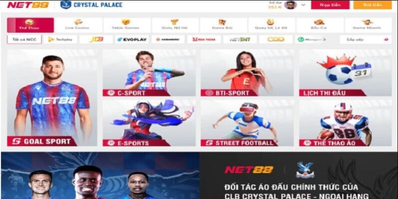 Sảnh thể thao Net88